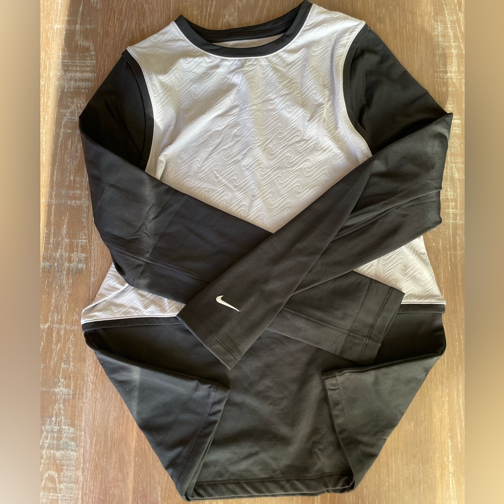 nike pro, under hoodie